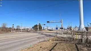 Diehl Road Railroad Crossing Naperville, Illinois, 3/1/25