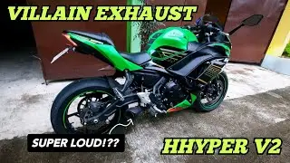 Kawasaki Ninja 650 | Villain Exhaust Hyper V2 | Sound Check  Walkaround 🔊
