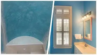 75 Turquoise Bathroom With Onyx Countertops Design Ideas You'll Love ⭐️