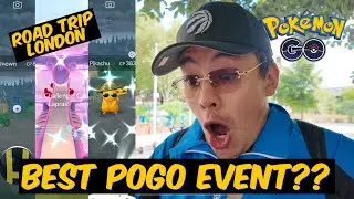 I DIDN’T EXPECT ✨25+ SHINIES✨ ROAD TRIP LONDON Pokemon Go VLOG#