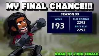 My Final Chance To Hit A New Peak! | Brawlhalla Ranked 1v1