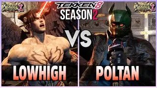 Tekken 8  ▰  LOWHIGH (Devil Jin) Vs POLTAN (King) ▰ High Level Matches!