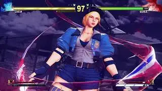 STREET FIGHTER V Lucia vs Guile