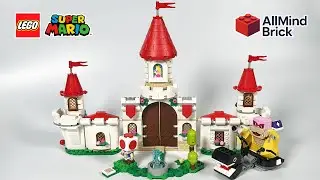 Battle with Roy at Peach’s Castle - Lego Super Mario 71435 | Speed Build