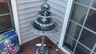 Spirit Halloween Skull Fountain review