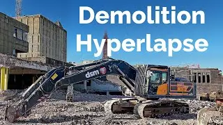 Blackpool Police Station Demolition Hyperlapse Part 2