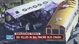 Deadly school bus crash in Baltimore