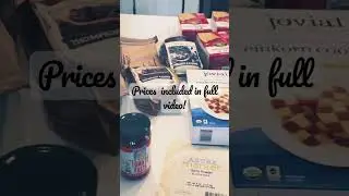 Azure Standard Grocery Haul Short // Prices on full video