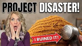 Knitting Projects Update + Hand Spun Jaunty Shawl | I Ruined it: A Sweater Shaver Warning! | Ep 19