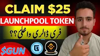 $GUN New Coin On Binance Launchpool Airdrop | Claim $25 Free  بائنانس لنچ پول کے نیوی ٹوکن رارواندے