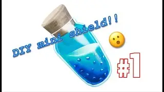 DIY!! MINI SHIELD!!! (FROM FORTNITE)!!
