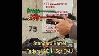 Glock 19 9mm GR8 ported barrel vs non ported vs Glock 44 22lr - Pew Pew CNC