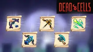 Все чертежи оружий дальнего боя | Dead Cells