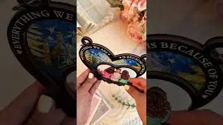 Dad & Daughters Bond | Personalized Window Hanging Suncatcher Ornament