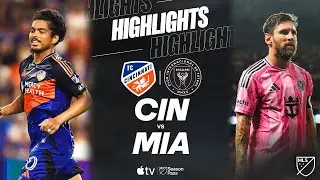 FC Cincinnati vs. Inter Miami CF | Full Match Highlights | Evander BRACE vs. Messi!