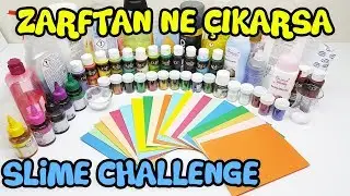 Zarftan Ne Çıkarsa Slime Challenge - Eğlence Dolu Slime Yarışması
