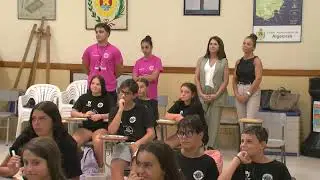 M&aacute;s de 200 alumnos participan en el taller de reciclaje de vidrio del campus multideporte