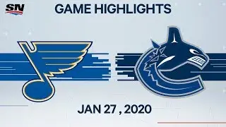 NHL Highlights | Blues vs. Canucks &ndash; Jan. 27, 2020