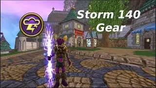 Wizard101 : Storm 140 Cosmic Gear Set Up : Wizard101 : W101