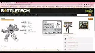 Master Unit List - How to use this BattleTech Utility