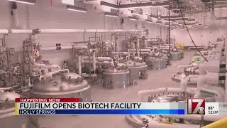 Fujifilm opens biotech facility in Holly Springs