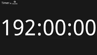 192 Hour Countup Timer