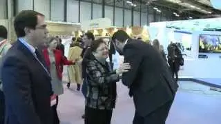 FITUR 2015. Luisa Pastor visita el stand Costa Blanca