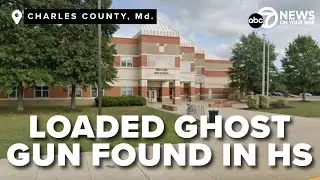 Charles County, Md. student arrested for bringing ghost gun to school