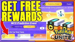FREE REWARDS Which Teams to vote for WCS PREDICTION EVENT | Pokemon Unite