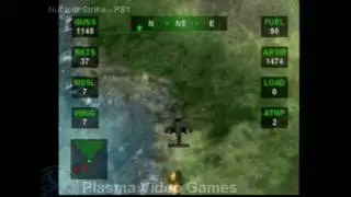 Nuclear Strike PS1 Intro & Game Play