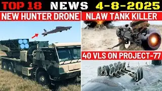 Indian Defence Updates : Hunter Swarm Drone,40 VLS on Project-77,NLAW Tank Killer,Akash-1S Export