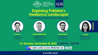 Exploring Pakistan's Freelance Landscape: A Research by PAFLA & ADB