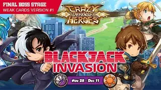Blackjack Invasion - Crazy Defense Heroes Gameplay | 怪醫黑傑克合作活動 - 瘋狂塔防物語