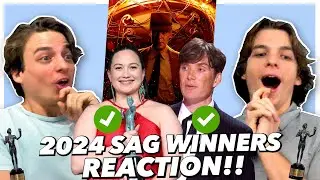 Реакция победителей SAG 2024 года!!