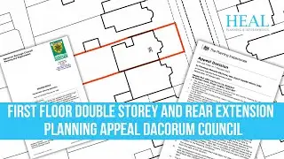 First Floor Side and Rear Extension Planning Appeal Dacorum Council