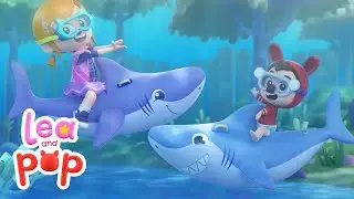 Baby Shark Time 🦈 Songs, Dance & Laughs | Lea and Pop Compilation for Kids & Nursery Rhymes