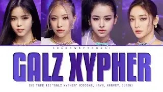 XG 'GALZ XYPHER' (COCONA, MAYA, HARVEY, JURIN) (Color Coded Lyrics) | ShadowByYoongi