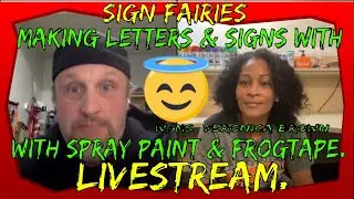 Sign Fairies Livestream -How To Make Plastic Yard Letters and Signs with Veronica Brown
