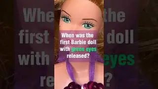 She had blue or white eyes since 1959! For more fashion doll history, follow us! #vintagebarbie