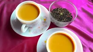 Royal Saffron Blended Tea / worlds best flavoured tea making/chai recipe
