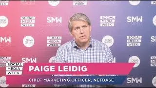 Social Media Week Interview w/ NetBase CMO (Paige Leidig)