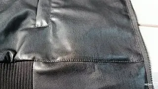 خياطه نقش على الجلد الصناعي سكاي #sewing #sewinghacks 