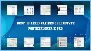 Linotype FontExplorer X Pro | Top 13 Alternatives of Linotype FontExplorer X Pro