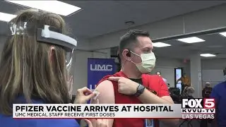 UMC in Las Vegas becomes first hospital in Nevada to administer COVID-19 vaccine