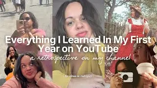 Мой первый год на YouTube: чему я научился и как развивался.