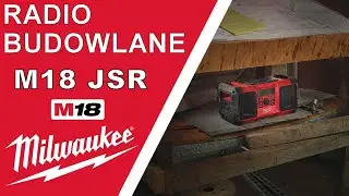 MILWAUKEE M18 JSR radio budowalne AM/FM z cyfrowym procesorem