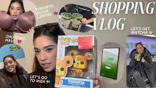 #VLOG: let’s go SHOPPING 🛍️ + grab a #matcha 🍵 in toronto + IKEA trip + so many SALES!!!! 💸