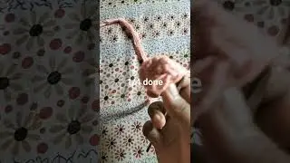 Make a mini ball crochet with me