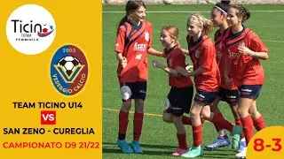 Team Ticino Femminile U14 VS San Zeno (Campionato D9 21/22)