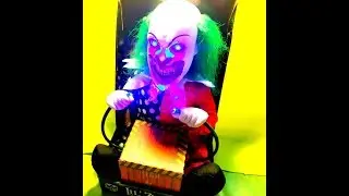 Lil' Zappy - Spirit Halloween Animatronic Creepy Clown Prop 2017 2018
